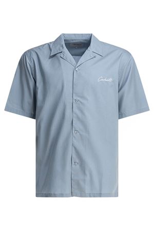 Camicia in misto cotone azzurro CARHARTT WIP | I0314650RO